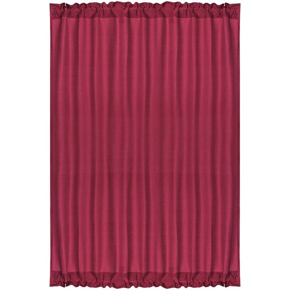 French Door Curtain Side Panel Blackout Curtain with Tieback 1 Panel Burgundy - Picture 1 of 6